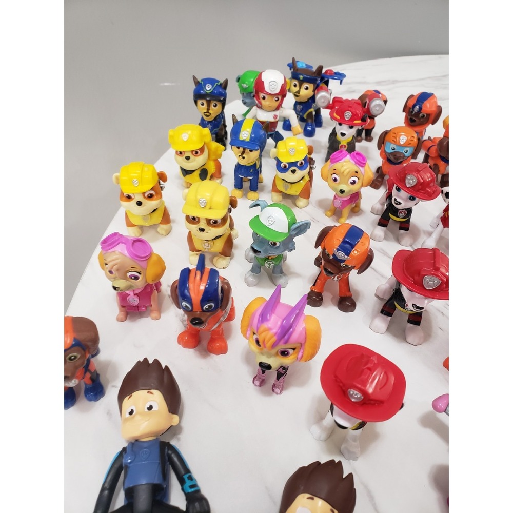 Lot 50 Paw Patrol Figures Rider Chase Marshall Skye Everest Zuma Mixed #3 - Picture 9 of 14